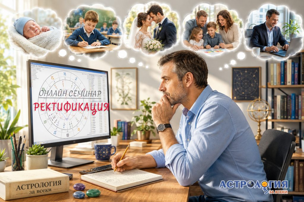 Ректификация на хороскопа – откриване на точния час на раждане